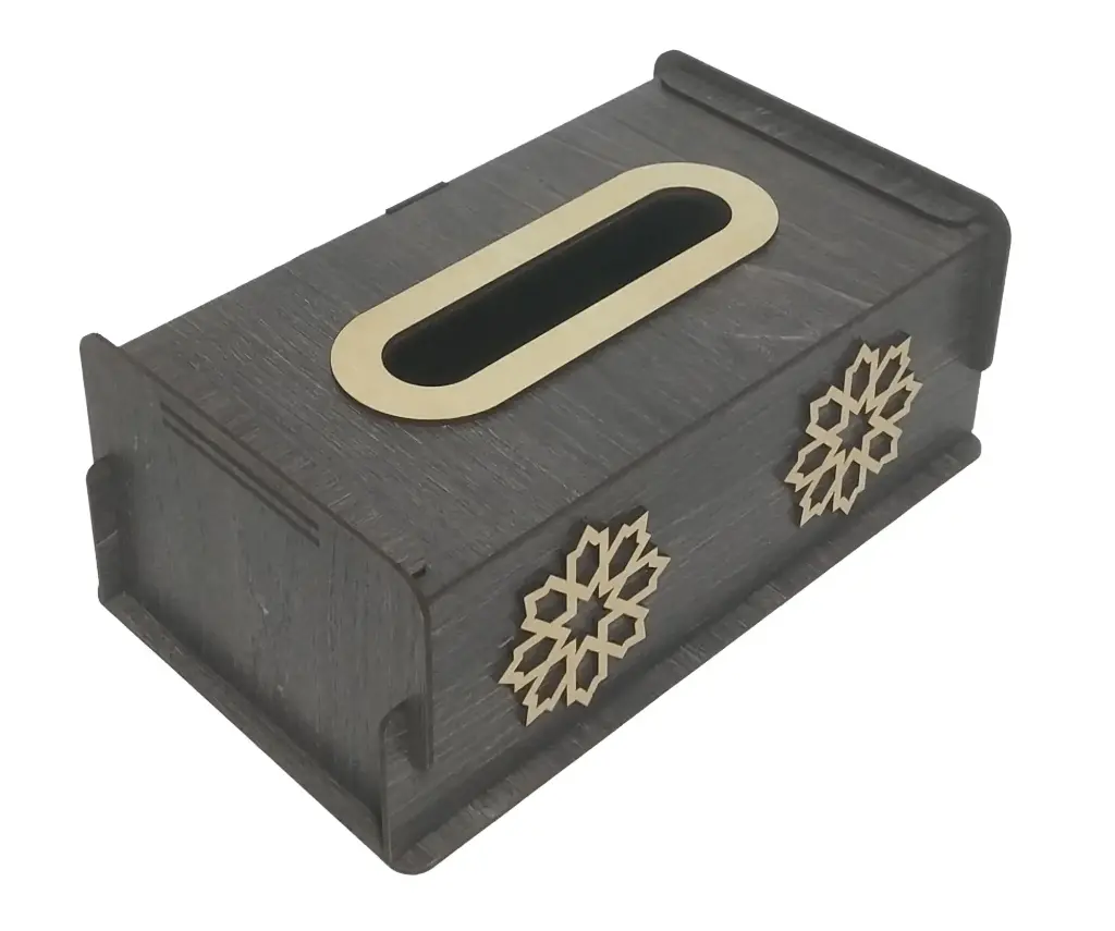 علبة مناديل وردة