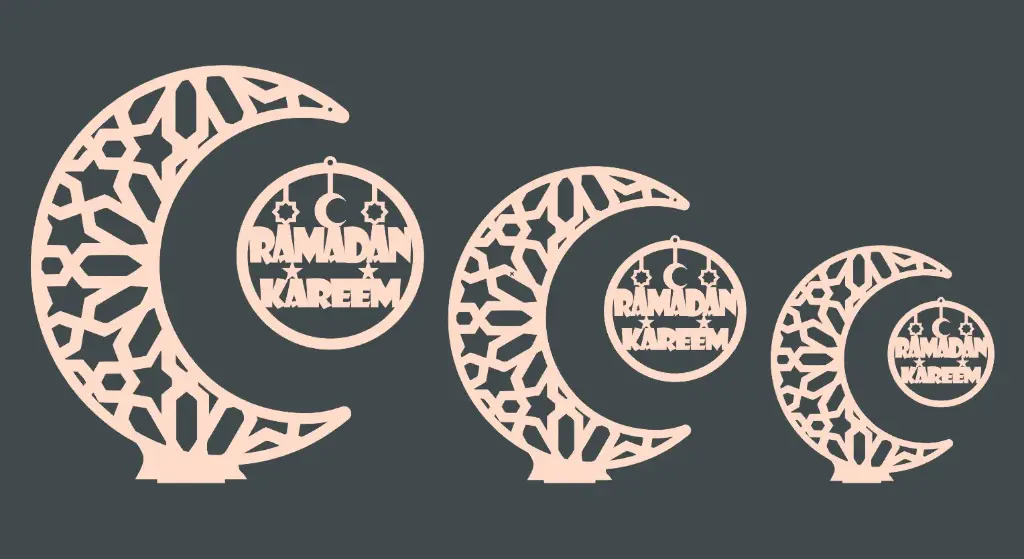 طقم هلال رمضان 