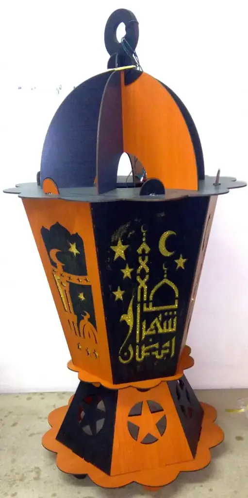 فانوس سداسي ضوء 80سم