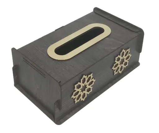 علبة مناديل وردة