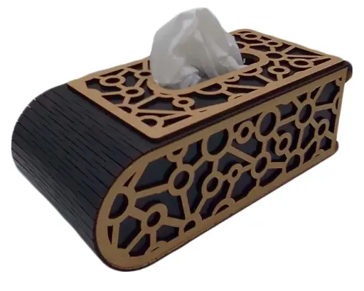 علبة مناديل نصف سوستة