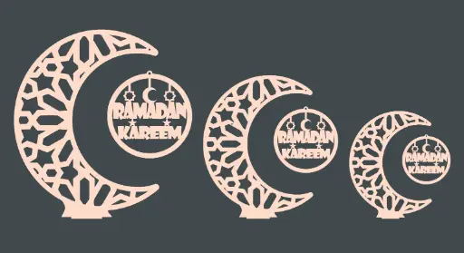 طقم هلال رمضان 