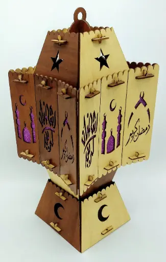 فانوس ثمانى نجمه ضوء 35 سم